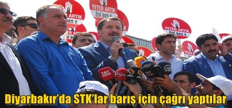 Diyarbakır’da STK’lar barış için çağrı yaptılar