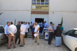 Şanlıurfa’da yeni öğretmenler güllerle karşılandı