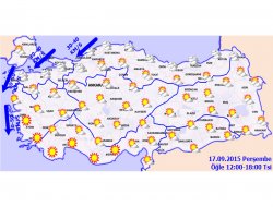 Türkiye genelinde hava durumu