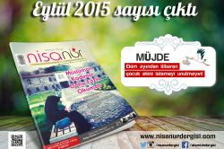 Nisanur Dergisi Eylül 2015 Sayısı Çıktı