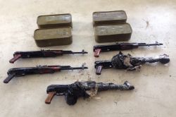 Diyarbakır’da 5 adet kalaşnikof ele geçirildi