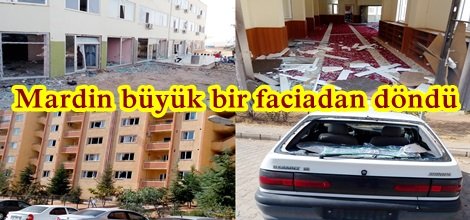 Mardin büyük bir faciadan döndü