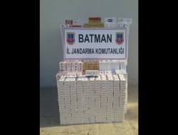 Batman’da 13 bin paket kaçak sigara ele geçirildi