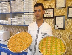 Gaziantepli baklavacılardan bayram mesaisi