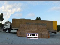 Van’da 1 milyon TL'lik kaçak sigara ele geçirildi