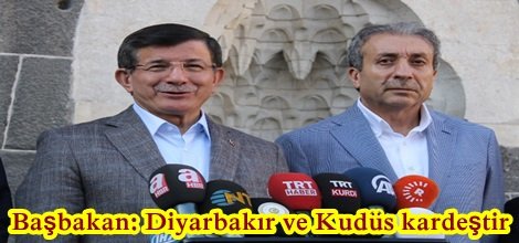 Başbakan: Diyarbakır ve Kudüs kardeştir