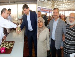 Belediye başkanları kurban kesim yerlerini ziyaret etti