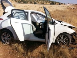 Diyarbakır-Mardin yolunda kaza: 2 yaralı