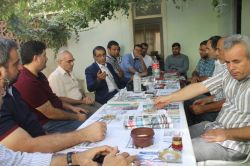 Şanlıurfa'da görev yapan gazeteciler bayramlaştı