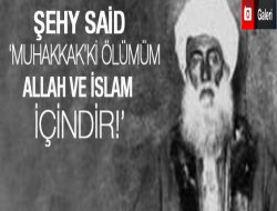 Bir Kıyam Önderi: Şêx Said (ra)(Foto)