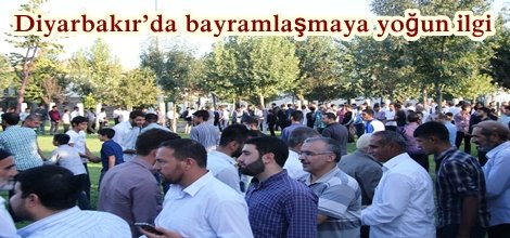 Diyarbakır’da bayramlaşmaya yoğun ilgi