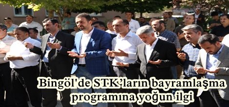 Bingöl'de STK’ların bayramlaşma programına yoğun ilgi