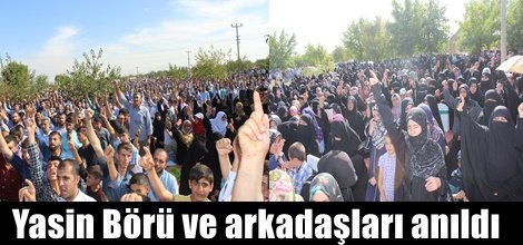 Yasin Börü ve arkadaşları mezarları başında anıldı