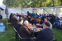 Almanya'nın Hamburg kentinde Bayram şenliği