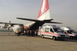 Yaralı ve hasta hacılar Türkiye’ye getirildi