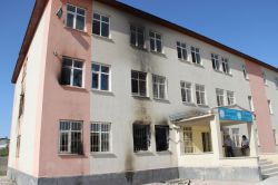 Van’da yakılan okulda eğitime başlanamadı