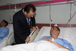 Bakan Altınok yaralı askerleri ziyaret etti