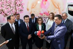 Ücretsiz mobil kanser tarama araçlarının tanıtımı yapıldı