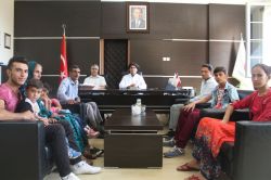 Derikli Ayhan ailesinden Baştabibe teşekkür ziyareti