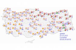 Türkiye genelinde hava durumu