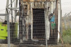 PKK Çınar'da baz istasyonunu yaktı