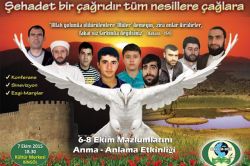 6-8 Ekim şehitleri Bingöl’de anılacak