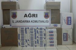 Ağrı'da kaçak sigara ele geçirildi
