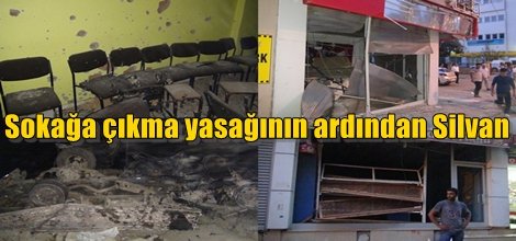 Sokağa çıkma yasağının ardından Silvan