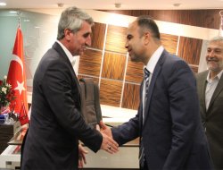 HÜDA PAR ’dan Çiftçi’ye geçmiş olsun ziyareti