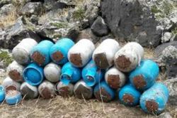 Ağrı Dağı'nda 2 ton patlayıcı imha edildi