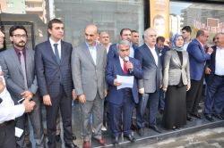 Patlama nedeniyle AK Parti lokal açılışını iptal etti