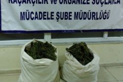 Batman’da 22 kilogram esrar ele geçirildi