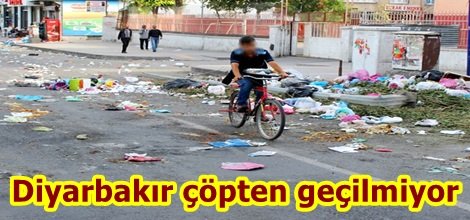 Diyarbakır çöpten geçilmiyor