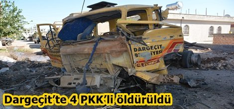 Dargeçit’te 4 PKK’li öldürüldü