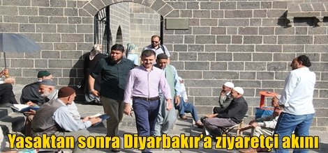 Yasaktan sonra Diyarbakır’a ziyaretçi akını