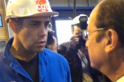 İşçilerden Fransa Cumhurbaşkanı Hollande’a tepki