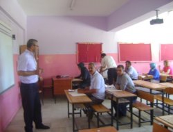 Çınar'da Açık İlköğretim Okulu Sınavı Yapıldı