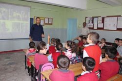 İlkokul öğrencilerin el yıkama eğitimi verildi