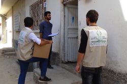 Nizip İhsan-Der ihtiyaç sahiplerini yüzünü güldürdü