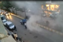 Batman’da seyir halindeki otomobil alev aldı