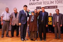 TOKİ konutlarının anahtar teslim töreni yapıldı