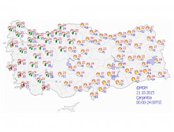 Türkiye yağışlı havanın etkisine girdi