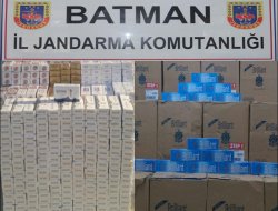 Batman’da  5 bin paket kaçak sigara ele geçirildi