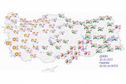 Türkiye genelinde hava durumu