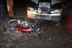 Kâhta’da trafik kazası: 2 yaralı