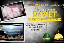 Aksaray’da Peygambere hakaret afişi kınanacak