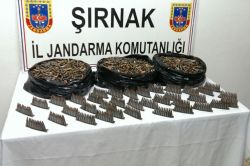 Şırnak’ta mühimmat ele geçirildi