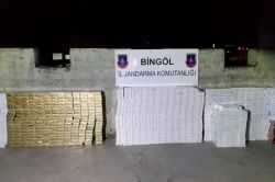 Bingöl’de 11 bin paket kaçak sigara ele geçirildi