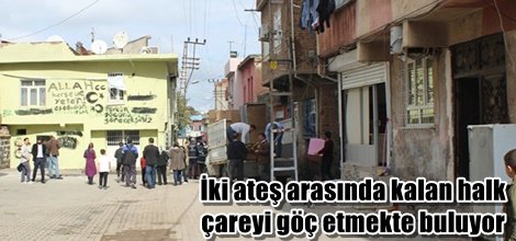 İki ateş arasında kalan halk çareyi göç etmekte buluyor