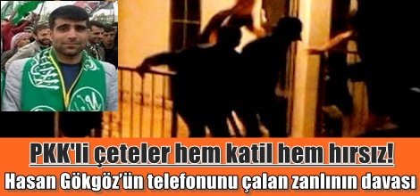 Hasan Gökgöz’ün telefonunu çalan zanlının davasına devam edildi